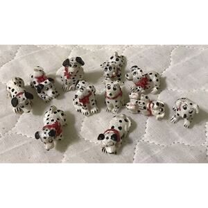 Miscellaneous Craft Lot Dalmation Dogs Ribbon Milk Can